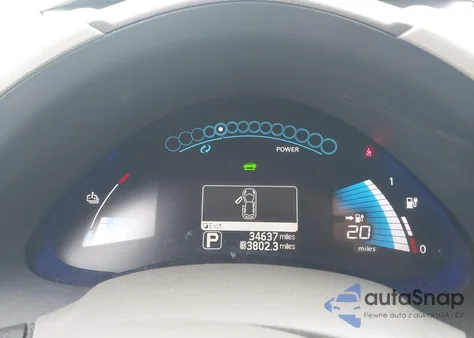 2011 Nissan Leaf Sl z USA, uszkodzony, nr VIN JN1AZ0CP4BT000316